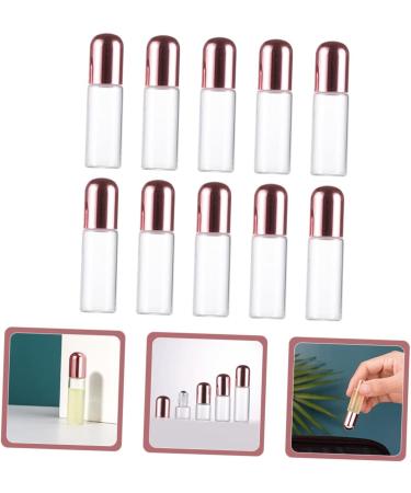 FRCOLOR 30 Pcs Essential Oil & Perfume Sample Bottles - Travel Size Vintage Glass Rollers & Clear Cosmetic Bottles for Perfume & Shampoo - Buy Online on GoSupps.com