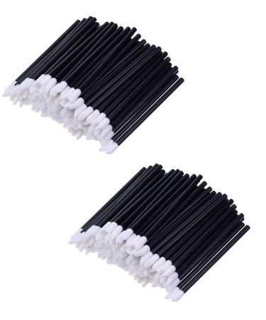 Disposable Lip Wands Gloss Brush Lipstick Concealer Brushes 500/200/100/50 Lipstick Lip gloss Wands Applicator Perfect Makeup Beauty Tool Kits MISKEEN (200 WANDS)