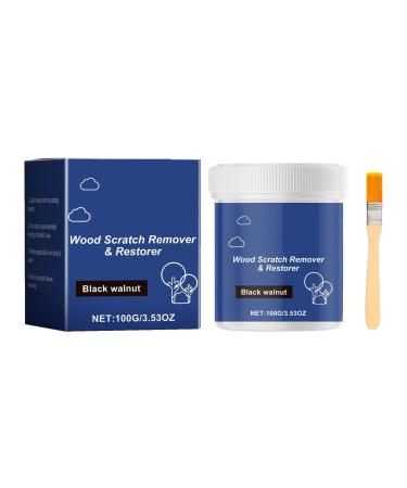 Shakven Wood Furniture Polish Repair Agent Repair Filler Paste for Scratch Removal - Safe and Harmless Scratch Removal Repair Agent for and Repairing Scratches Cracks and Depressions Black