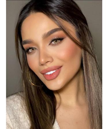 El Amore Coffee Colored Contact Lenses - Retro Series | Highly Covering Monthly Brown Lenses for Dark Eyes | 6 Months Wear - 1 Pair - Buy Online on GoSupps.com