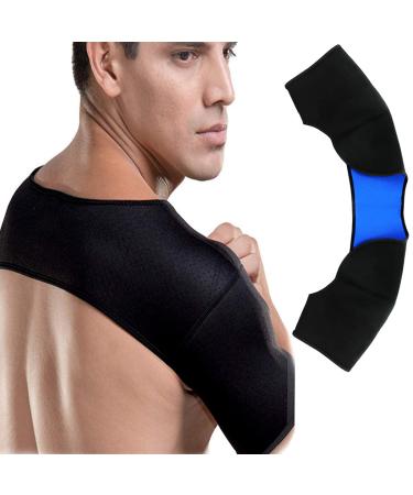 FERCAISH Double Shoulder Brace Warm Support Protector Shoulder Strap Brace for Sleeping Outdoor Lifting Sports, Relieve Chronic Tendinitis Pain, Breathable Sports Protective Gear (Size XL) X-Large