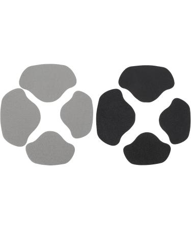 Exceart 8-Piece Premium Heel Handle Liner - Self-Adhesive Repair Heel Hole Patch for Comfortable Shoe Adaptation (Black/Gray) - International Shipping Available - Buy Online on GoSupps.com