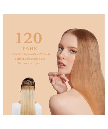 Anrosa 120 Piece Hypoallergenic Hair Extension Tape Tabs - Strong No-Residue Double Sided Adhesive with Remover Tool & Comb for Easy Application - Buy Online on GoSupps.com