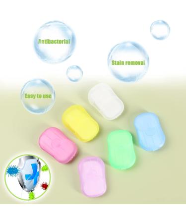 Pack of 12 Sets Travel Camping Toiletry Paper Soap Sheets - Foaming Box (Color May Vary) - Buy Online on GoSupps.com