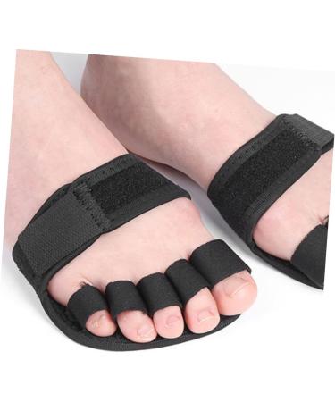 FOMIYES Five Finger Half Socks - Sweat-Absorbing Forefoot Pads Anti-Slip Palm Cushions - 2 Pairs - Black 12x10.5cm - International Shipping Available - Buy Online on GoSupps.com