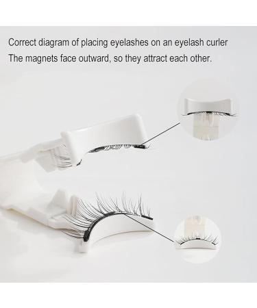 Krafty Magnetic Eyelashes Krafty Magnetic Lashes Magnetic Lashes with Applicator Krafty Co Magnetic Lashes Reusable Glue-Free Natural Lashes Magnetic Eyelashes No Glue Natural Look (UBS04-3) - Buy Online on GoSupps.com