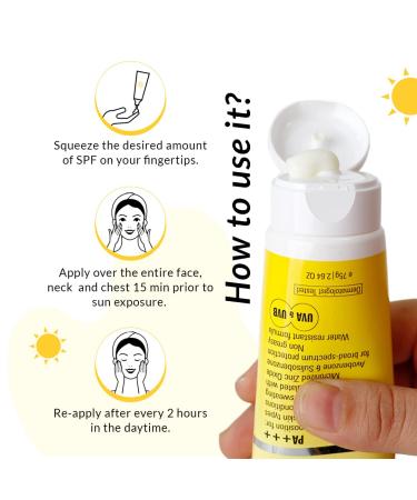 Fixderma Shadow Sunscreen SPF 50+ Cream for UV Protection with Sunscreen SPF 50 Gel Free - Buy Online on GoSupps.com