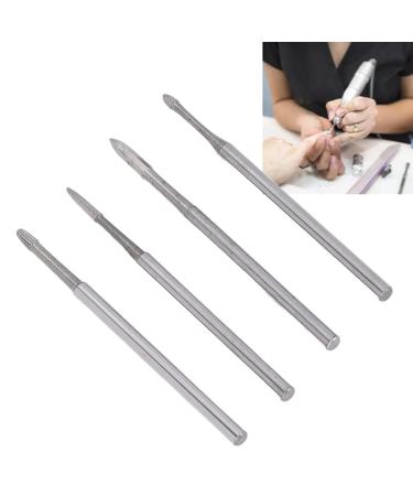 Premium Acrylic Nail Tools - 4pcs Tungsten Steel Nail Drill Bit Set for Rhinestone Removal & Polishing - Manicure Essentials - Buy Online on GoSupps.com