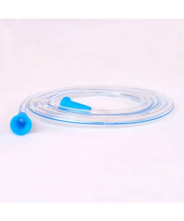 HealthAndYoga PVC Enema Hose - 1.5 Meter Transparent Enema Replacement Supply for Home Colon Cleanse Kits - Fits Steel Buckets Fountain Bags & Tubes - Improve Gut Health & Relieve Constipation - Buy Online on GoSupps.com