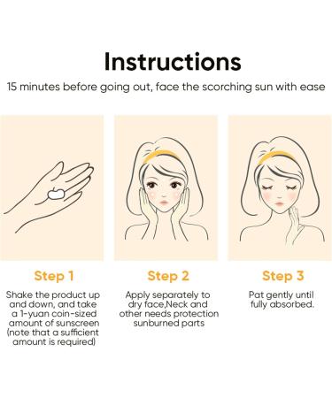 Sun Cream SPF 50 SPF 50 Face Moisturiser Face Sun Cream SPF 50 with Glycerol And Vitamin C Face Sunscreen Sunscreen SPF 50 Face Protection UVA & UVB & Non Greasy Sun Cream for All Skin Types - Buy Online on GoSupps.com