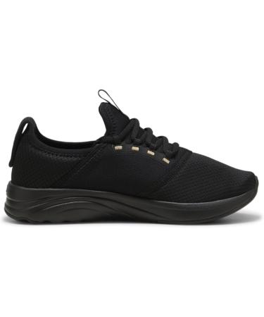 PUMA Women's Softride Aria Road Running Shoe - Size 42 EU Black & Gold | International Shipping Available - Buy Online on GoSupps.com