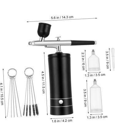 Mikinona 1 Set Air Brush for Nails Airbrush Kit with Compressor Cake Decorating Tool Nail Kit Spray Cordless Airbrush Kit Oil Paint Airbrush Paint Manicure Charging Cable Aluminum Alloy 12.00X4.20X4.20CM Picture 1 - Buy Online on GoSupps.com