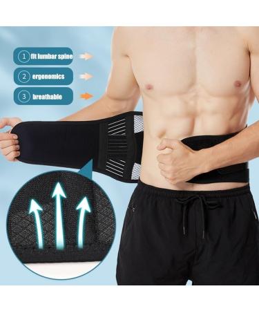 Dorbi Lumbar Support Belt - Breathable Pain Relief for Herniated Disc Sciatica & Scoliosis | Men & Women (Size M) | International Shipping - Buy Online on GoSupps.com