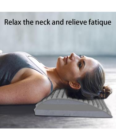 Lomug 2-in-1 Neck & Back Extensor | Back Massage Device & Stretcher for Pain Relief - Gray - Buy Online on GoSupps.com