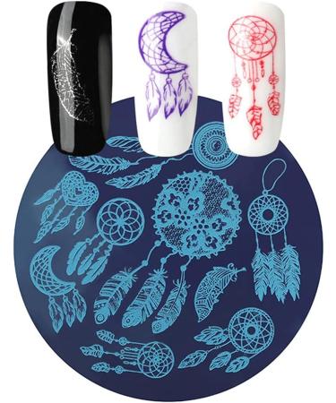 Encomy Nail Art Stamping Kit - DIY Manicure Tool with Clear Nail Stamp & Pressure Templates for Stunning Nail Designs - Buy Online on GoSupps.com