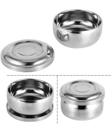 Makivi Stainless Steel Razor Bowl Mug for Men | Shaving Brush & Soap Dish | Perfect Beard & Face Cleaning | Durable & Stylish Shave Accessories - Buy Online on GoSupps.com