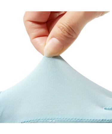 Antcher Women's UV Sun Protection Gloves - Ice Silk Fingerless & Full Finger Touchscreen Slipproof Hiking Cycling Golf Fishing Gloves - Black - Buy Online on GoSupps.com