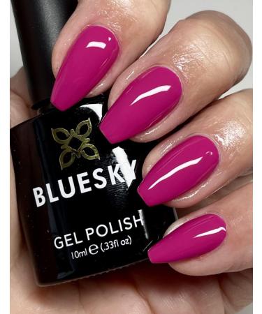 Bluesky Gel Nail Polish PINK MAGENTA COLOR SHOUT LOUD SUMMER 2023 SS2323 UV LED Soak Off 10ml (Requires Curing Under UV LED Lamp) From The Speak Your Truth In Summer Collection  - Buy Online on GoSupps.com