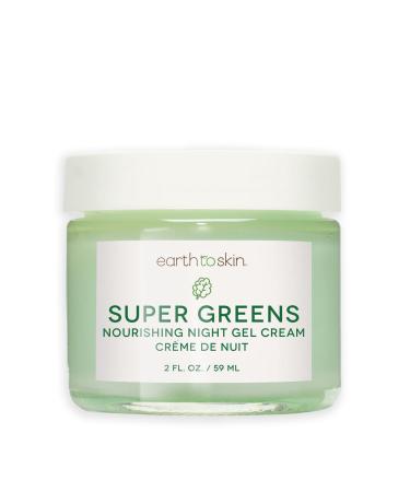 Earth To Skin Super Greens Nourishing Night Gel Cream (2.0 Fl Oz)