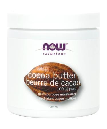 NOW Solutions Cocoa Butter with Jojoba Oil Multi-Purpose Moisturizer 207mL