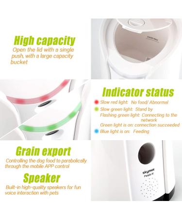 SKYMEE SM-02 Dog Camera Treat Dispenser | Two-Way Audio, Night Vision, Alexa Compatible - Buy Online on GoSupps.com