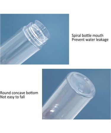 YUYTE Mousse Foaming Bottle Silicone Brush Foam Bottle Empty Refillable Facial Cleanser Foaming Bottle Transparent (200ML) - Buy Online on GoSupps.com