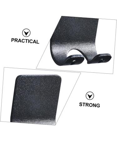 Zerodeko 18 Stk Razor Hanger - Dance-Free Bathroom Hook Decorative Wall Holder Space Aluminum Cabinet Accessory 4.5x4cm Black - Perfect for International Shipping - Buy Online on GoSupps.com