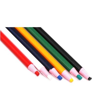 Sewing Mark Chalk Pencil Set - Tailor's Marking and Tracing Tools for Fabric - 6 pcs - Buy Online on GoSupps.com