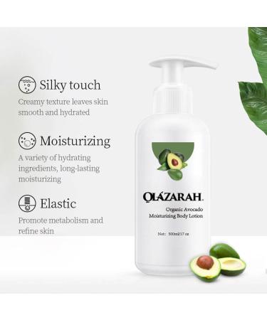 OLAZARAH Organic Avocado Moisturizing Body Lotion (Suitable for All Skin Types) 17 Fl. oz - Buy Online on GoSupps.com