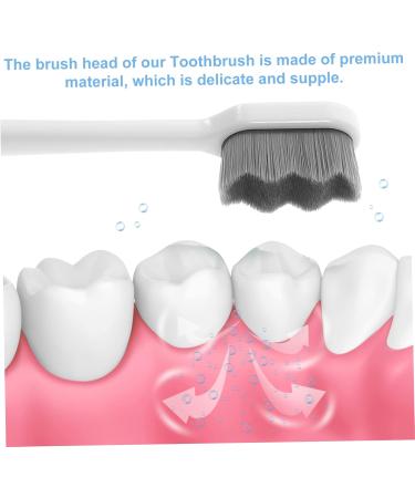 Homsfou Soft Travel Toothbrush Set - 4 Pieces Manual Cleaning Brushes for Home & Pregnant Women - Durable & Lightweight - Buy Online on GoSupps.com