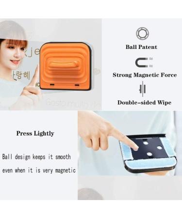 Window Cleaner Double-Sided Ultra-Strong Both Side Glass Wiper Surface with Ergonomic Handle Cleaning Tool - Buy Online on GoSupps.com