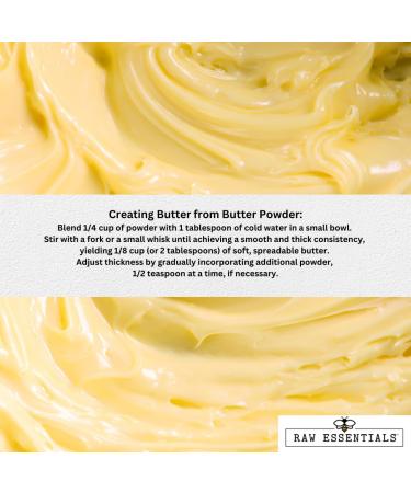 Raw Essentials Butter Powder - Savory Flavoring for Cooking & Baking - 7oz | Buy Internationally - Buy Online on GoSupps.com