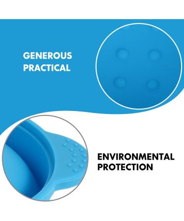 Minkissy Silicone Melted Wax Shell - Hair Removal Wax Tool | High-Temperature Resistant | Blue Wax Remover for Cosmetics - Buy Online on GoSupps.com