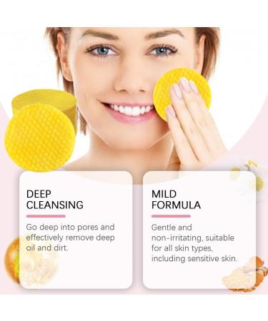 KARLOR Turmeric Cleansing Pad Face 40 Pieces Kojic Acid Cleansing Pad Face Cleansing Turmeric Kojic Acid Cleansing Pads Fades Acne Refines Pores Suitable for Oily Skin Acne Skin - Buy Online on GoSupps.com