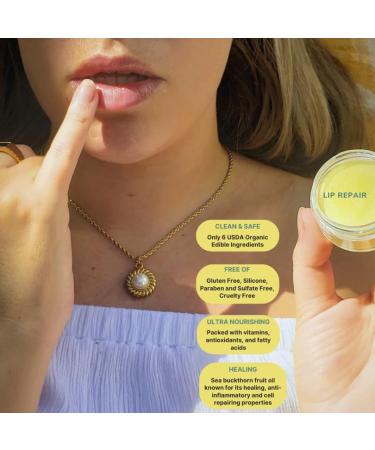 All Natural Lip Balm Hydrating - 0.5 oz Moisturizing Lip Repair for Dry Cracked Lips Chapped Lips Moisturizer for Women with Shea Butter Antioxidants & Plant-Based Oils Certified Organic Unscented - Buy Online on GoSupps.com