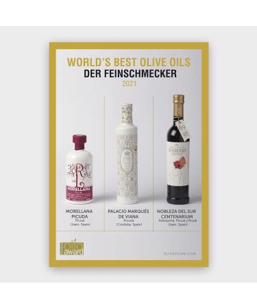 The world's best Extra Virgin Olive Oils (Der Feinschmecker Magazine Olio Award 2021) - Pack of 3 bottles of 500 ml (Wooden box) - Buy Online on GoSupps.com