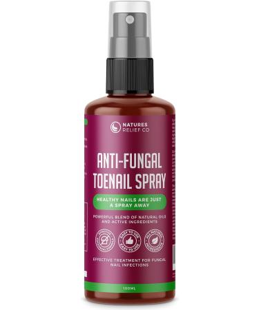 100ml All-Natural Anti Fungal Toenail Spray for Severe Toenail Fungus Treatment - Buy Online on GoSupps.com