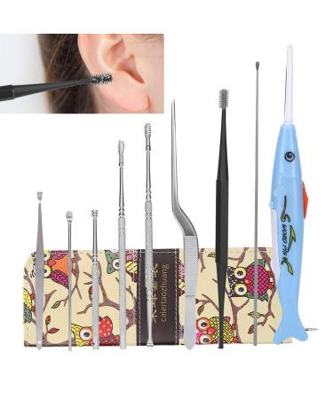 Professional Luminous Earpick Set - 10Pcs Earwax Remover Tweezers for Body Health Care - Buy Online on GoSupps.com