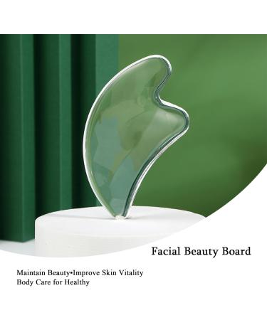 Transparent Gua Sha Facial Tool - Natural Resin Massage for Lymphatic Drainage Cellulite Reduction & Muscle Relief - Buy Online on GoSupps.com
