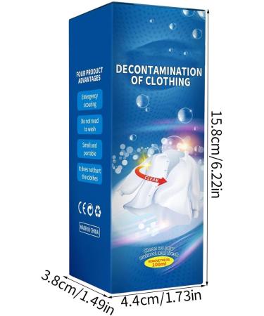 Clothes Stain Remover - Dirt Removes Fabric Dirt Remover New Protein Coffee Tea Ink Juice Wine Other Stains 3.38 oz A/v - Buy Online on GoSupps.com