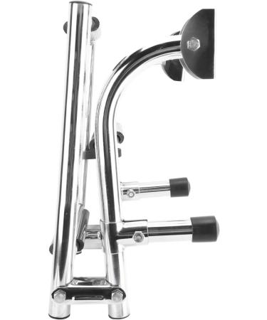 YaeMarine Stainless Steel 3 Step Folding Boat Ladder - Transom Foldable Stern Ladder with Mounting Screws (7101S) - Buy Online on GoSupps.com