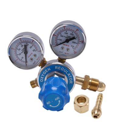 R gulateur Pression GAZ Oxygen Bottle Regulators O2 Reducing Pressure Inhaler Double Gauge Regulator Oxygen Tank Regulator