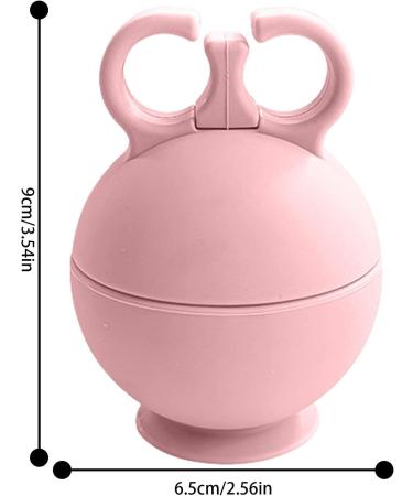 Silicone Face Ice Cream Shape Holder | Reusable Round Ice Ball for Face Massage | Summer Pink Beauty Tool for Women - Buy Online on GoSupps.com