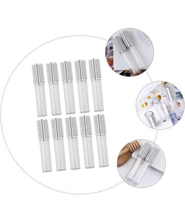 Sewroro Lot de 10 Tubes de Gloss L vres Vides 5 Ml Mini Bouteilles en Verre Transparent Rechargeables pour Maquillage DIY Beaut Soins Personnels - Buy Online on GoSupps.com