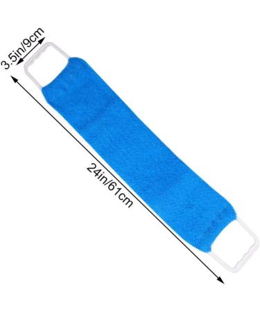 Exceart Double-Sided Back Scrubber Bathing Sponge - Massaging Strap for Shower & Spa - Facial Peeling & Body Care (Random Color) - Buy Online on GoSupps.com