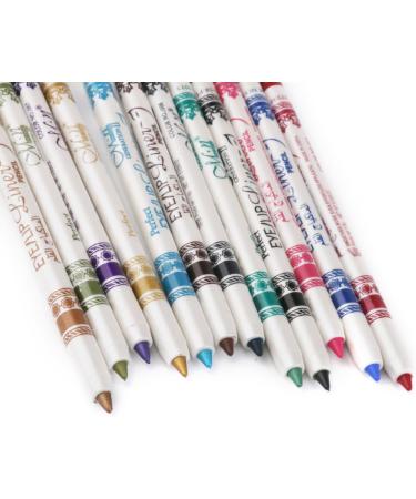 Jojomis 12 Pencil Pen Waterproof Eye-Liner for Eyes Makeup Beauty Comestic - Buy Online on GoSupps.com