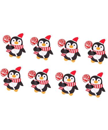  PRETYZOOM PRETYZOOM 62 Pieces Christmas Lollipop Cards Pencil Caps Ornament Decor Cartoon Paper for Lollipop Message Paper for Candy Korean Version Candy - Buy Online on GoSupps.com