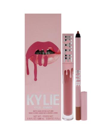 Kylie Cosmetics Matte Lip Kit - 808 Kylie for Women - 2 Pc 0.10oz Matte Liquid Lipstick 0.03oz Lip Liner