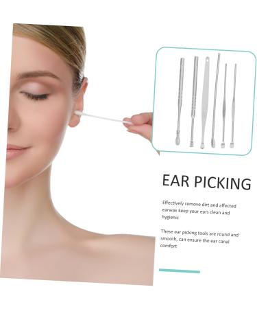 OATIPHO 6-Piece Ear Wax Remover Kit Portable Ear Cleaning Tools for Home Use and Travel Includes Soft Tips - Buy Online on GoSupps.com