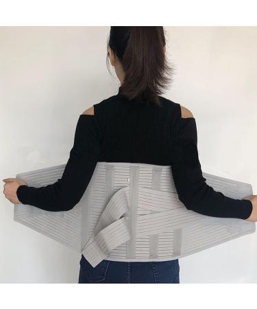 Extra Wide Back Bandage 32 cm | Adjustable Lumbar Support Belt for Sciatica Scoliosis & Pain Relief for Men & Women - Buy Online on GoSupps.com